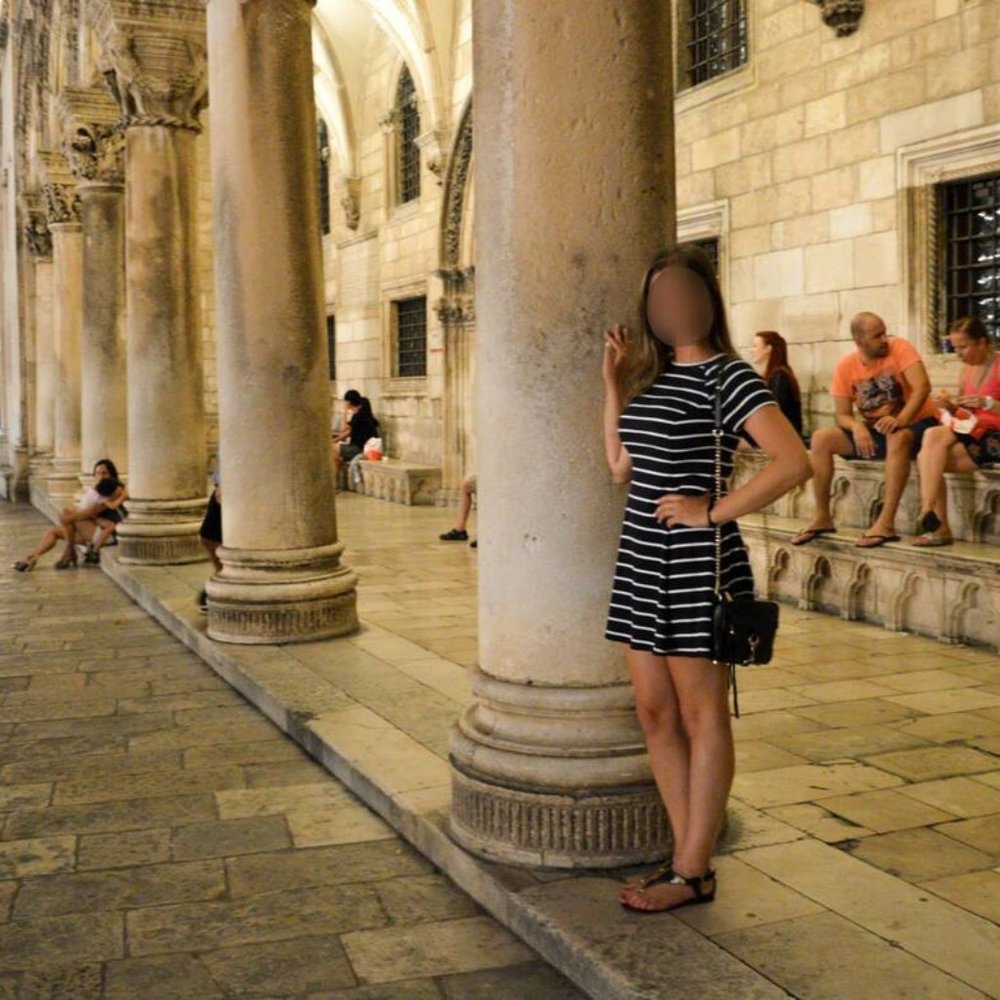 Nautical Striped Short Sleeve Dress